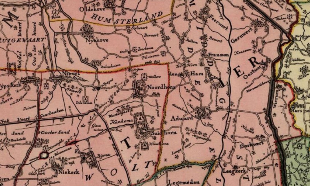 Beckeringhkaart Borg Wolbers Noordhorn