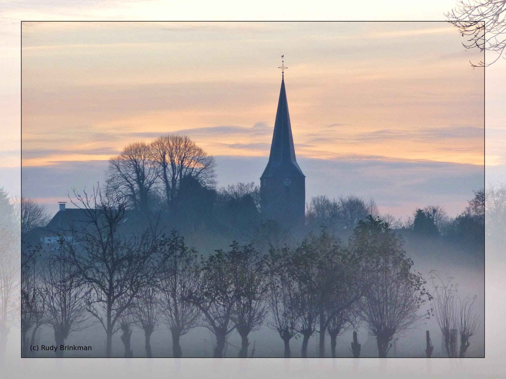 Noordhorn in de  ochtendmist